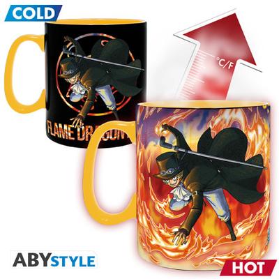 Kubek magiczny - Luffy & Sabo/One Piece 460 ml — zdjęcie 2