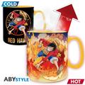 Kubek magiczny - Luffy & Sabo/One Piece 460 ml