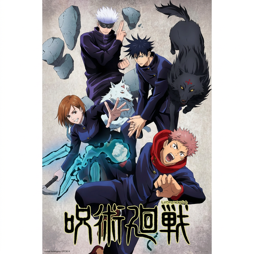 Plakat - Jujutsu Kaisen - Jujutsushi (GPE5814)