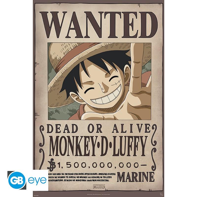 Plakat - Luffy Wanted/One Piece (ABYDCO583)