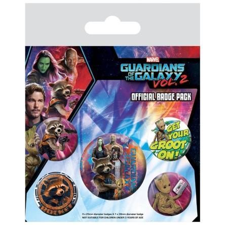 Zestaw przypinek - Guardians of Galaxy