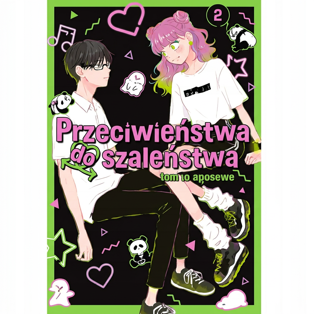 Okładka Przeciwieństwa do szaleństwa - tom 2
