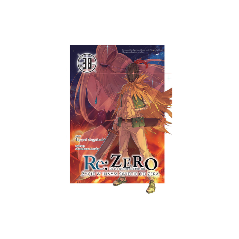 Okładka Light Novel'a - Re:Zero kara Hajimeru Isekai Seikatsu - tom 38