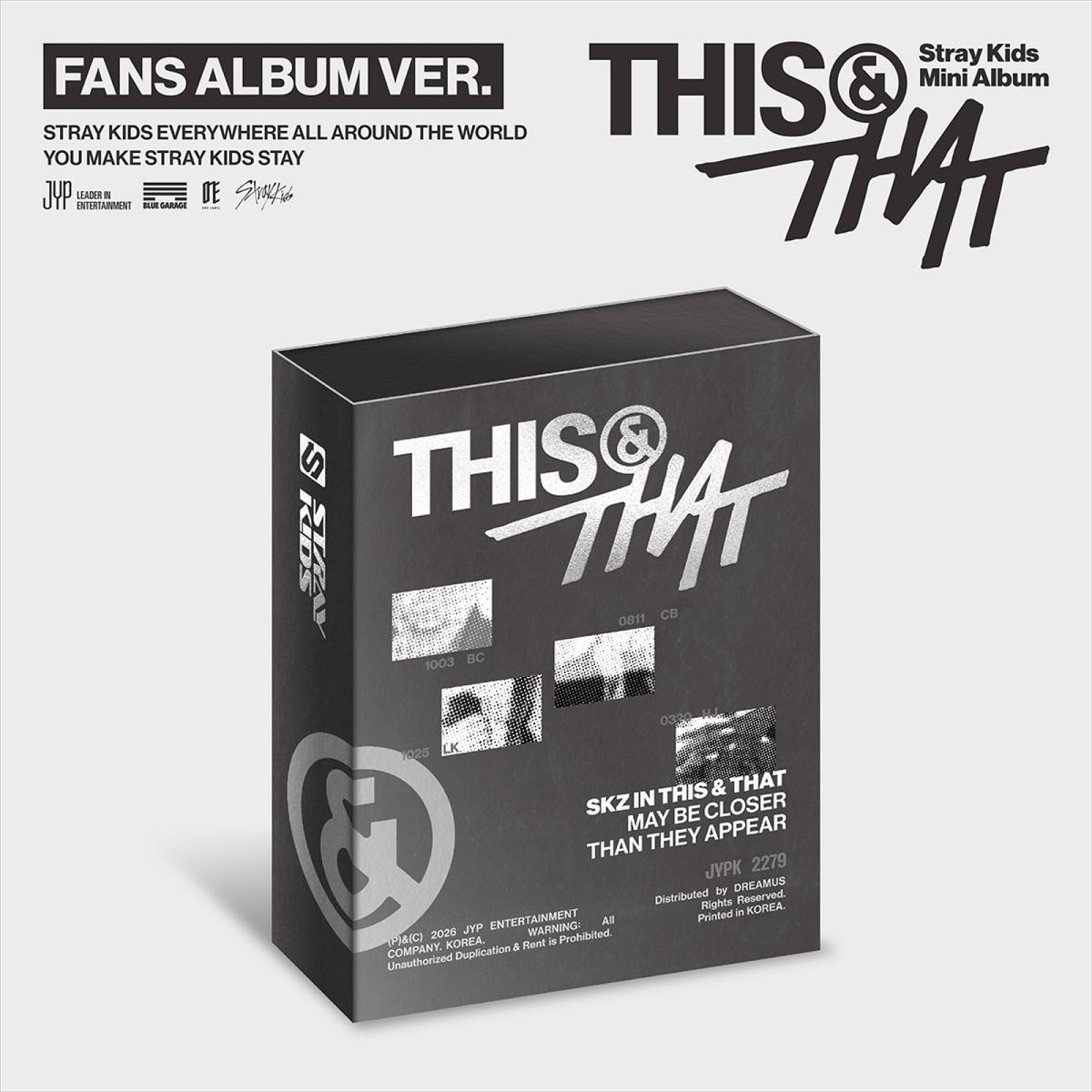 Stray Kids - mini album [THIS & THAT] (FANS ALBUM VER.)