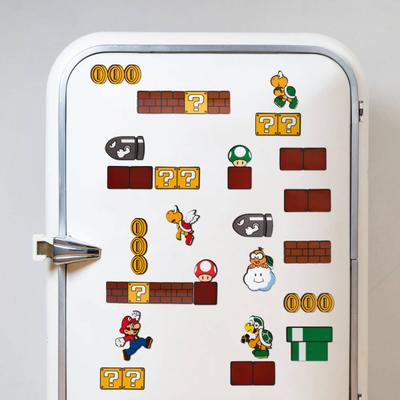 Zestaw magnesów - Mushroom Kingdom/Super Mario — zdjęcie 4